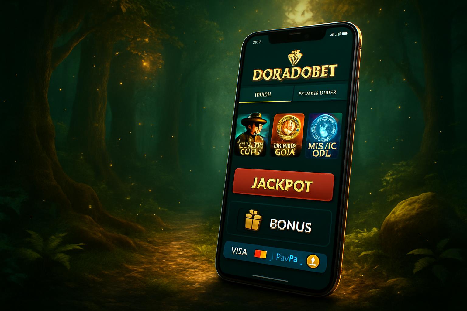 Versión móvil y opciones de pago en Doradobet